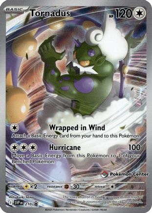 Image of Tornadus (210) (Pokemon Center Exclusive) [Scarlet & Violet: Black Star Promos]