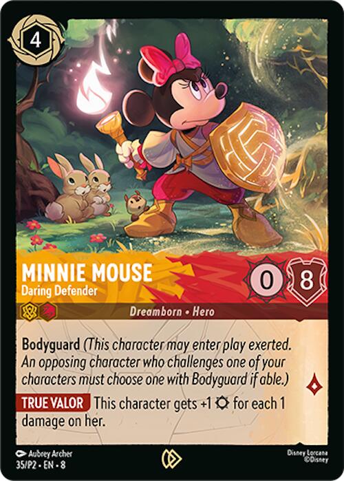 Image of Minnie Mouse - Daring Defender (35) [Promo Cards]