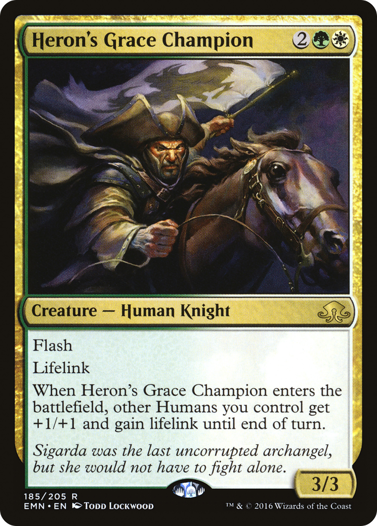 Image of Heron's Grace Champion [Eldritch Moon]