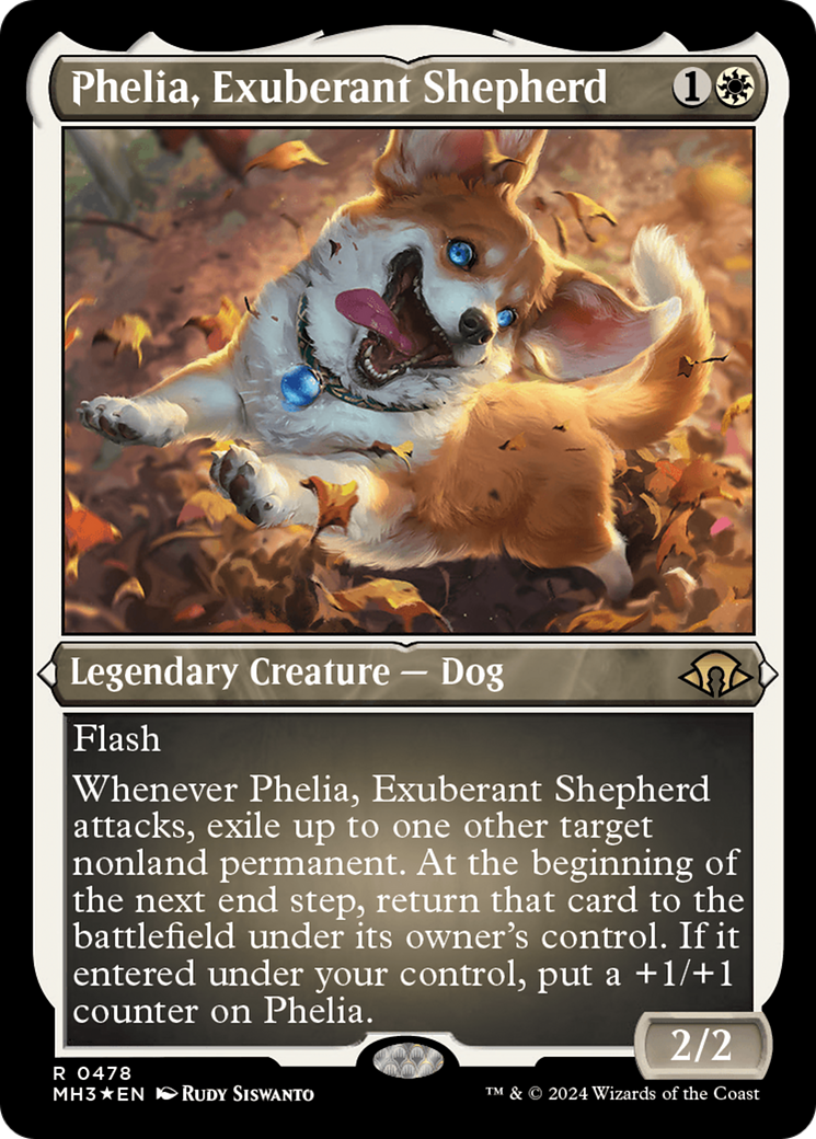 Image of Phelia, Exuberant Shepherd (Foil Etched) [Modern Horizons 3]