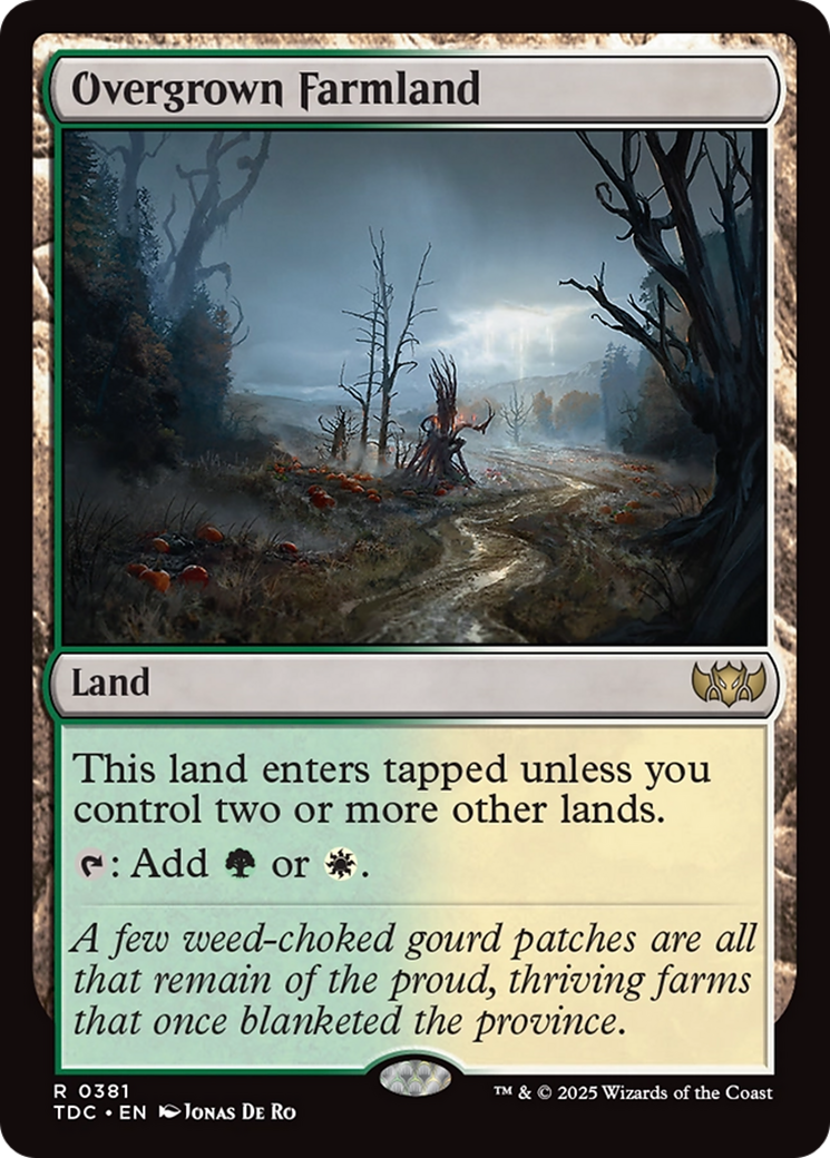 Image of Overgrown Farmland [Tarkir: Dragonstorm Commander]