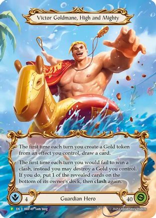 Image of Victor Goldmane, High and Mighty [HER145] (Promo)  Rainbow Foil