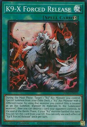 Image of K9-X Forced Release [JUSH-EN039] Super Rare