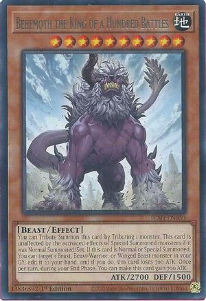 Image of Behemoth the King of a Hundred Battles [JUSH-EN050] Rare