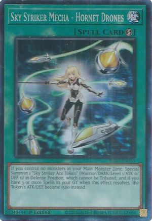 Image of Sky Striker Mecha - Hornet Drones (CR) [JUSH-EN053] Collector's Rare