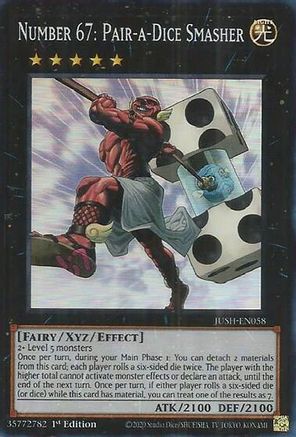 Image of Number 67: Pair-a-Dice Smasher (Super Rare) [JUSH-EN058] Super Rare