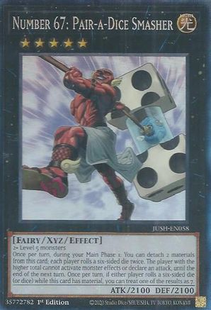Image of Number 67: Pair-a-Dice Smasher (CR) [JUSH-EN058] Collector's Rare