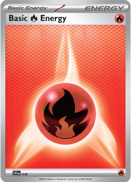 Image of Basic Fire Energy (018) [Scarlet & Violet: Black Bolt]