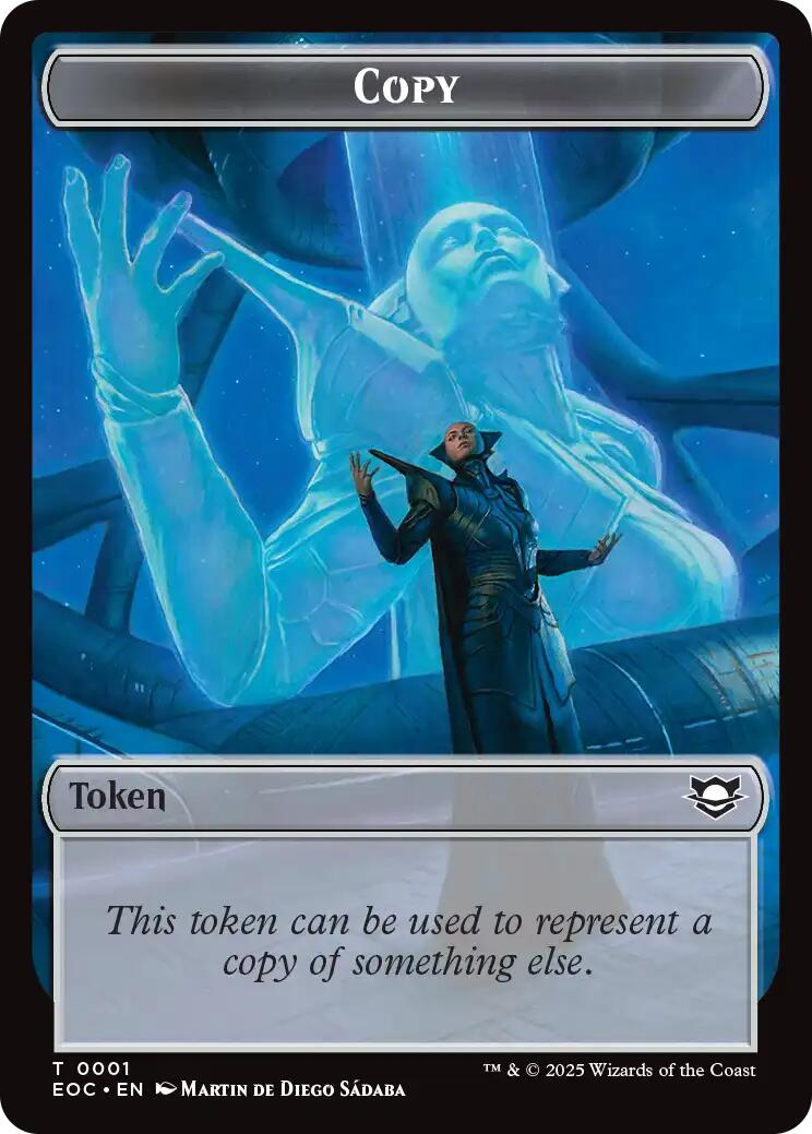 Image of Copy // Pest Double-Sided Token [Edge of Eternities Commander Tokens]
