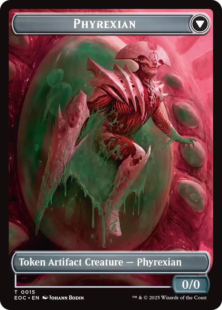 Image of Incubator // Phyrexian Double-Sided Token [Edge of Eternities Commander Tokens]