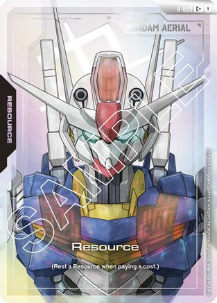 Image of Resource (R-009) (C+) (R-009) - Newtype Rising Holofoil
