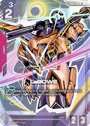 Image of LaGOWE (R+) (GD01-050) - Newtype Rising Holofoil