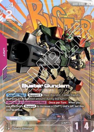 Image of Buster Gundam (LR+) (GD01-046) - Newtype Rising Holofoil