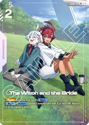 Image of The Witch and the Bride (R+) (GD01-117) - Newtype Rising Holofoil