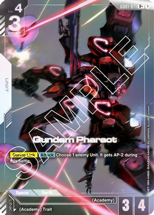 Image of Gundam Pharact (R+) (GD01-071) - Newtype Rising Holofoil