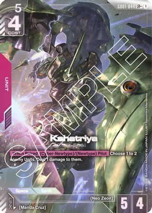 Image of Kshatriya (GD01-044) (LR+) (GD01-044) - Newtype Rising Holofoil