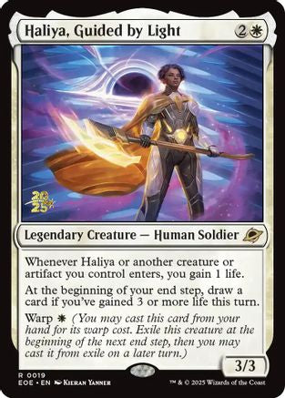 Image of Haliya, Guided by Light [Edge of Eternities Prerelease Promos]