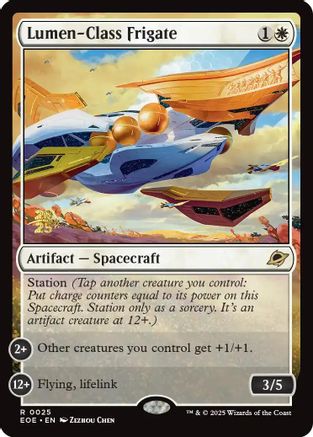 Image of Lumen-Class Frigate [Edge of Eternities Prerelease Promos]