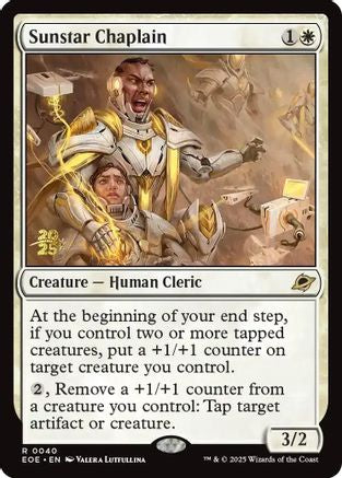 Image of Sunstar Chaplain [Edge of Eternities Prerelease Promos]