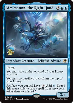 Image of Mm'menon, the Right Hand [Edge of Eternities Prerelease Promos]