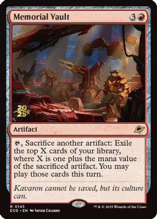Image of Memorial Vault [Edge of Eternities Prerelease Promos]