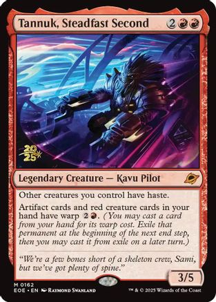 Image of Tannuk, Steadfast Second [Edge of Eternities Prerelease Promos]