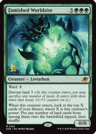 Image of Famished Worldsire [Edge of Eternities Prerelease Promos]