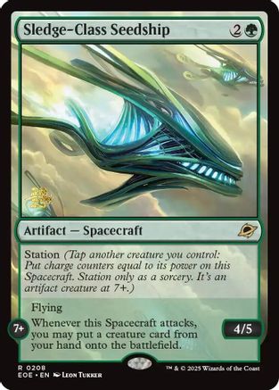 Image of Sledge-Class Seedship [Edge of Eternities Prerelease Promos]
