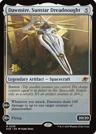 Image of Dawnsire, Sunstar Dreadnought [Edge of Eternities Prerelease Promos]