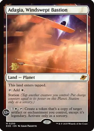Image of Adagia, Windswept Bastion [Edge of Eternities Prerelease Promos]