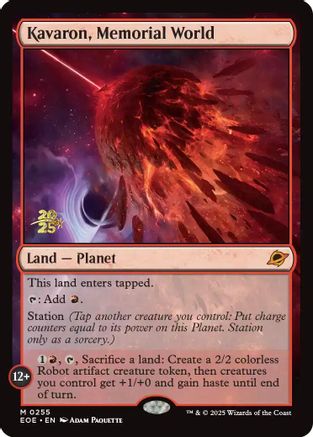 Image of Kavaron, Memorial World [Edge of Eternities Prerelease Promos]