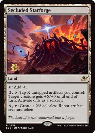 Image of Secluded Starforge [Edge of Eternities Prerelease Promos]
