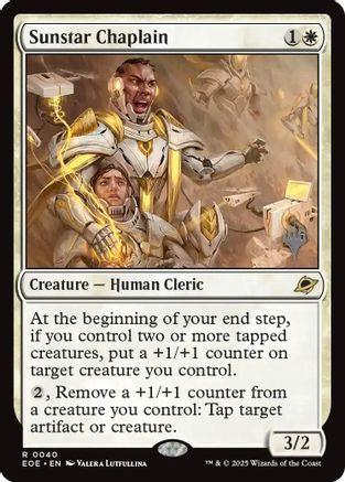 Image of Sunstar Chaplain (Promo Pack) [Edge of Eternities Promo Pack]