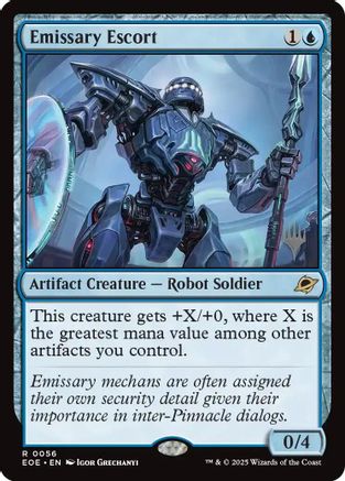 Image of Emissary Escort (Promo Pack) [Edge of Eternities Promo Pack]