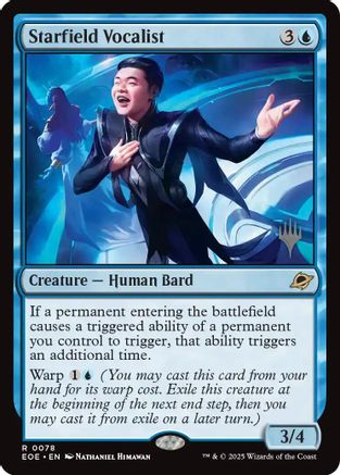 Image of Starfield Vocalist (Promo Pack) [Edge of Eternities Promo Pack]