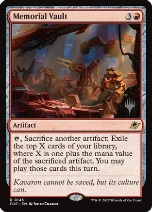 Image of Memorial Vault (Promo Pack) [Edge of Eternities Promo Pack]