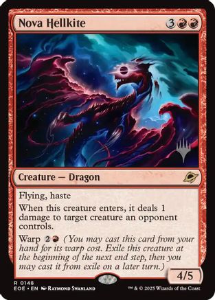 Image of Nova Hellkite (Promo Pack) [Edge of Eternities Promo Pack]