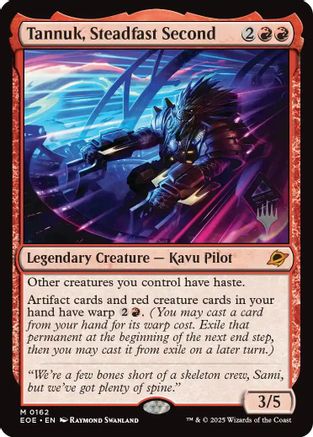 Image of Tannuk, Steadfast Second (Promo Pack) [Edge of Eternities Promo Pack]