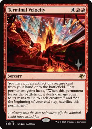 Image of Terminal Velocity (Promo Pack) [Edge of Eternities Promo Pack]