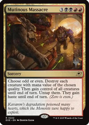 Image of Mutinous Massacre (Promo Pack) [Edge of Eternities Promo Pack]