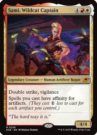 Image of Sami, Wildcat Captain (Promo Pack) [Edge of Eternities Promo Pack]
