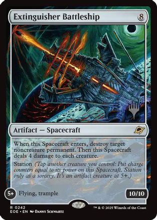 Image of Extinguisher Battleship (Promo Pack) [Edge of Eternities Promo Pack]