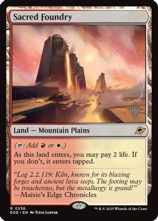 Image of Sacred Foundry (Promo Pack) [Edge of Eternities Promo Pack]