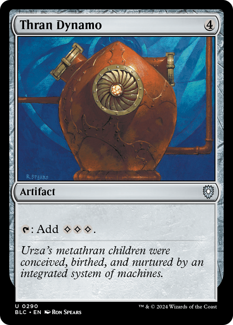 Image of Thran Dynamo [Bloomburrow Commander]