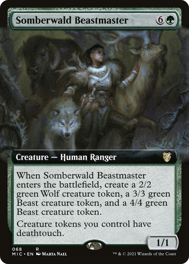 Image of Somberwald Beastmaster (Extended Art) [Innistrad: Midnight Hunt Commander]