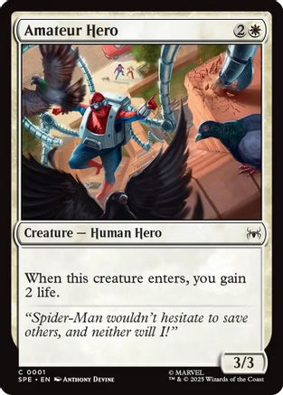 Image of Amateur Hero [Marvel's Spider-Man: Eternal-Legal]