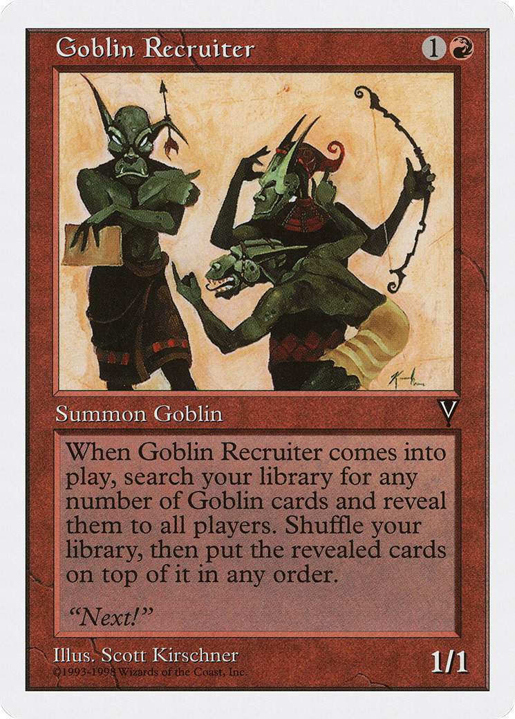 Image of Goblin Recruiter [Anthologies]