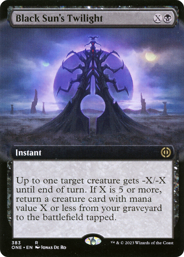 Image of Black Sun's Twilight (Extended Art) [Phyrexia: All Will Be One]