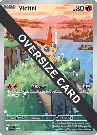 Image of Victini (208) (Jumbo Card) [Scarlet & Violet: Black Star Promos]