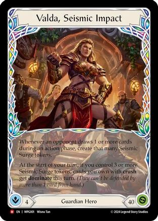 Image of Valda, Seismic Impact [MPG001] (Mastery Pack Guardian)